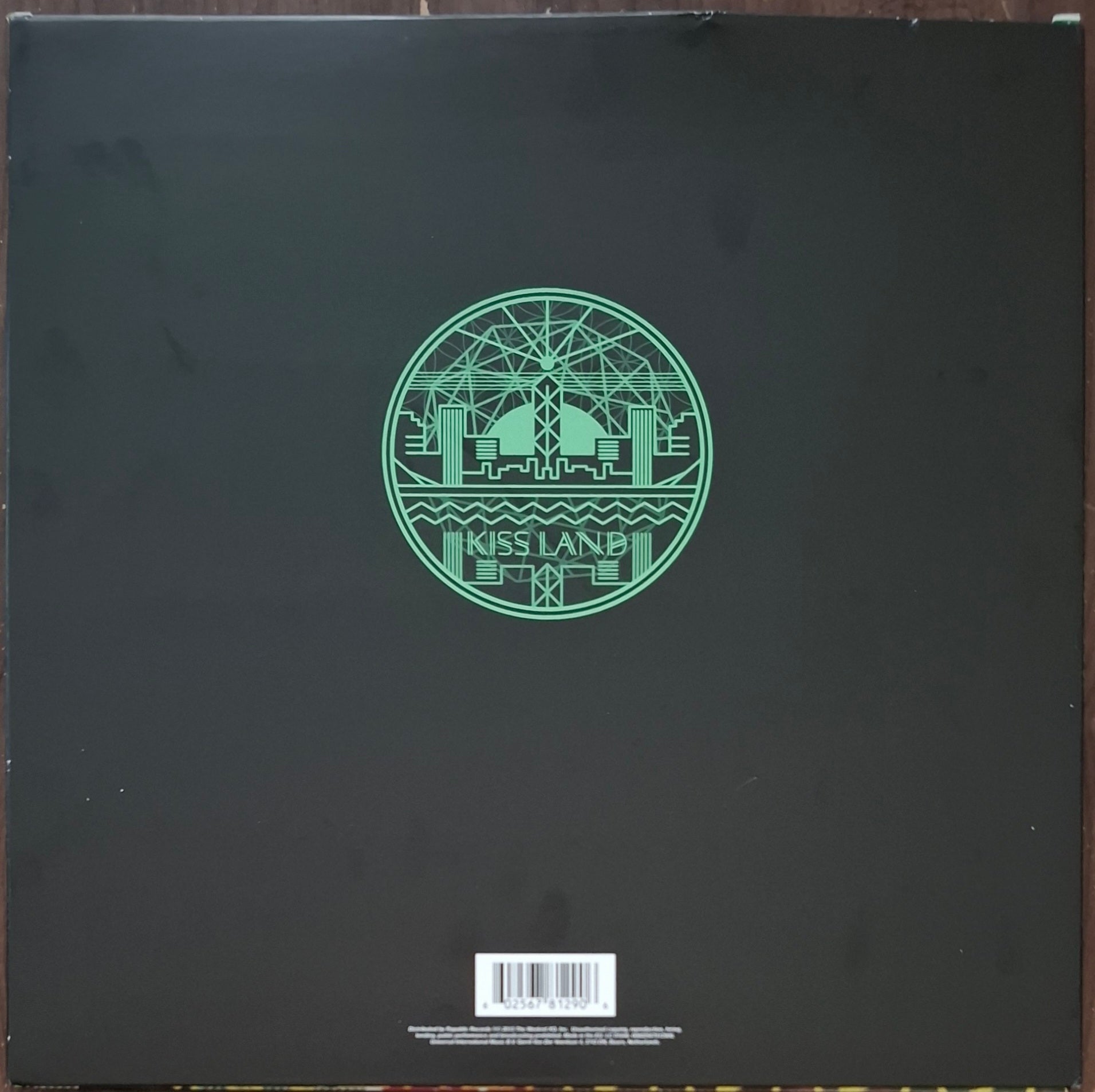 The-Weeknd-Kiss-Land-Green-Seafoam-Vinyl-LP-Rear