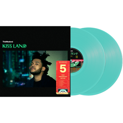 TheWeeknd-Kiss-Land-Green-Seafoam-Vinyl-Double-LP
