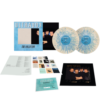 Ultravox-The-Collection-White-Blue-Splatter-2xLP