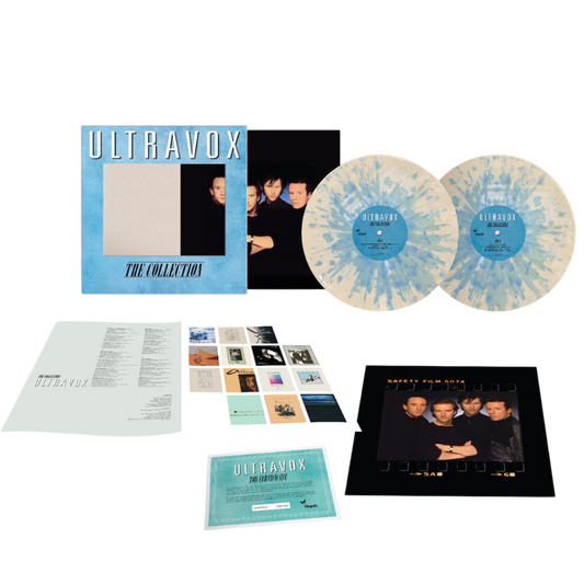 Ultravox-The-Collection-White-Blue-Splatter-2xLP