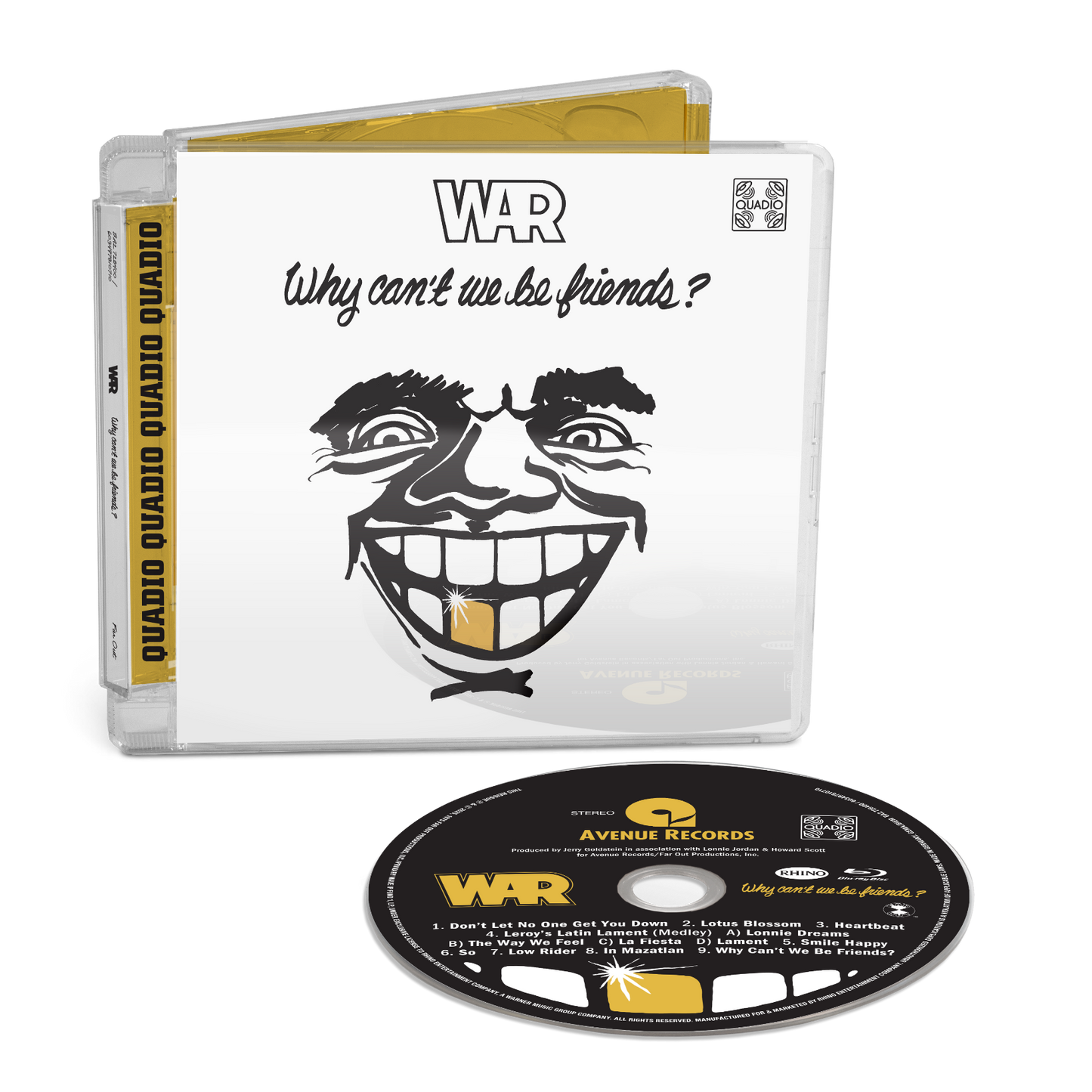 War: Why Can't We Be Friends? - Quadio Blu-ray Audio