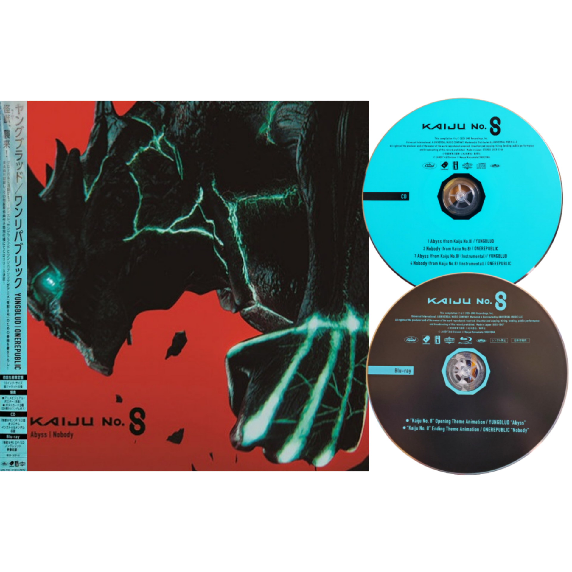 Yungblud-Abyss-OneRepublic-Nobody-Japan-CD-Blu-ray