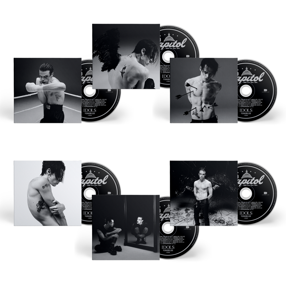 Yungblud-Idols-6-CD-Album-Unique-CD-Wallets-Bundle