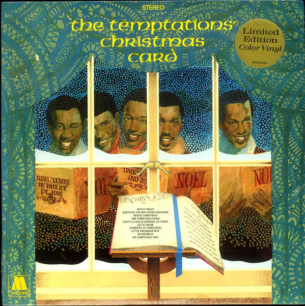 The Temptations : The Temptations' Christmas Card (LP, Album, Ltd, Whi)