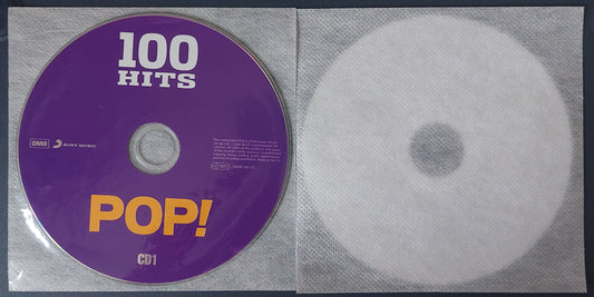 100 intérieurs transparents en tissu japonais pour CD/DVD/BD/UHD
