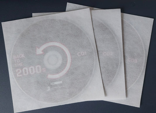 10 intérieurs en tissu non tissé japonais pour CD/DVD/UHD/Blu-ray