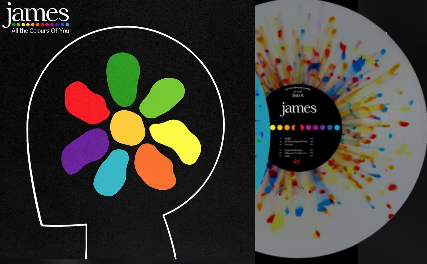 James: Toutes les couleurs de toi - Double LP en édition limitée Splatter Vinyl