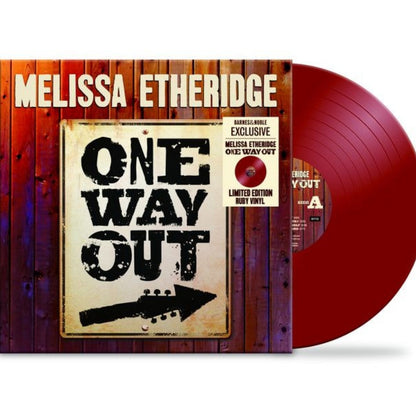 Melissa Etheridge: One Way Out - US Ruby Red Edition - Edition Limitée Red Vinyl LP